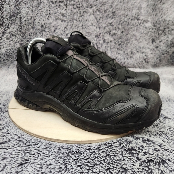 Salomon Shoes - Salomon Leather Upper Ltd Edition ContraGrip Trail Running Shoes Women's Size 9